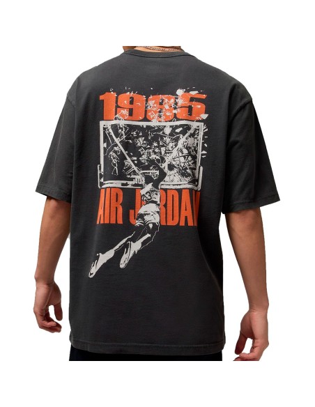 Acheter T-Shirt Jordan Brooklyn Oversized Off Noir | 24Segons