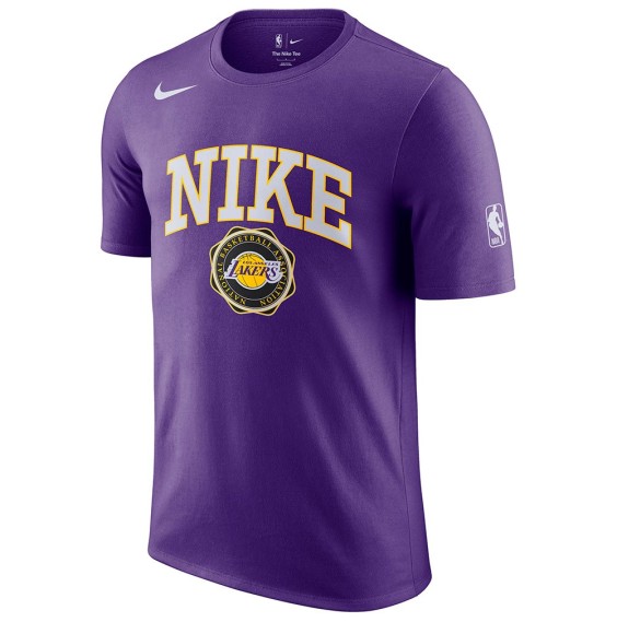 Acquista Nike Los Angeles Lakers Maglietta essenziale viola | 24Segons