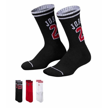 Comprar Mitjons Kids Varsity Jersey Crew Socks Red White Black 3P | 24Segons