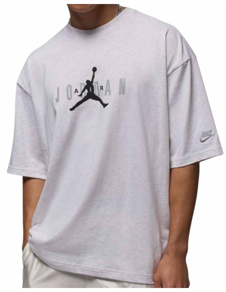 Buy Jordan Brooklyn Oversized Birch Heather T-Shirt| 24Segons