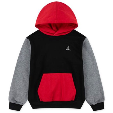 Comprar Dessuadora Junior Jordan Brooklyn Fleece PO Black Red|24Segons