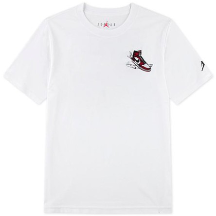 Acquista la Maglietta Junior Jordan Has Landed White | 24Segons