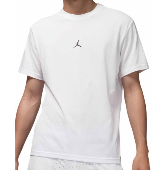 Buy Jordan Sport Dri-FIT Jumpman White T-Shirt | 24Segons