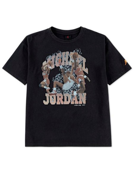 Buy Jordan Flight Essetials Junior T-Shirt WSH Black | 24Segons