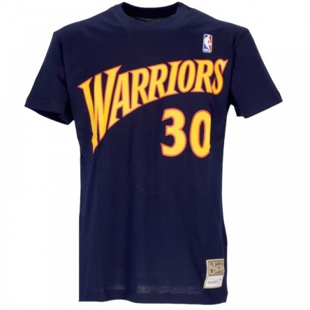 Acquista la T-shirt Stephen Curry Warriors Retro Navy 24Segons
