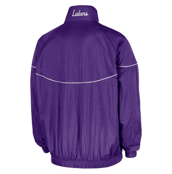 Acheter Lakers Courtside Windrunner Field Purple Jacket 24Segons