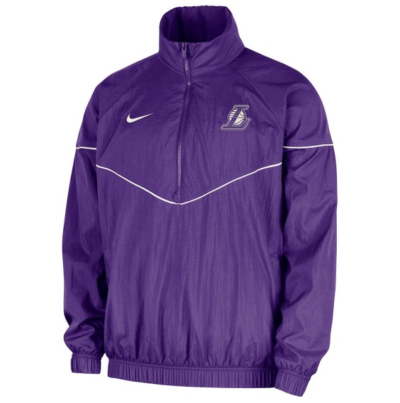 Acquista il giubbotto Lakers Courtside Windrunner Field Purple | 24Segons