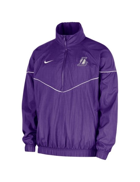 Comprar Chaqueta Lakers Courtside Windrunner Field Purple | 24Segons