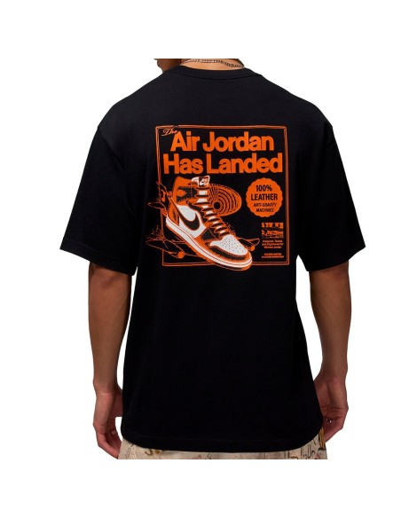 Acheter Jordan AJ1 T-Shirt noir 24Segons