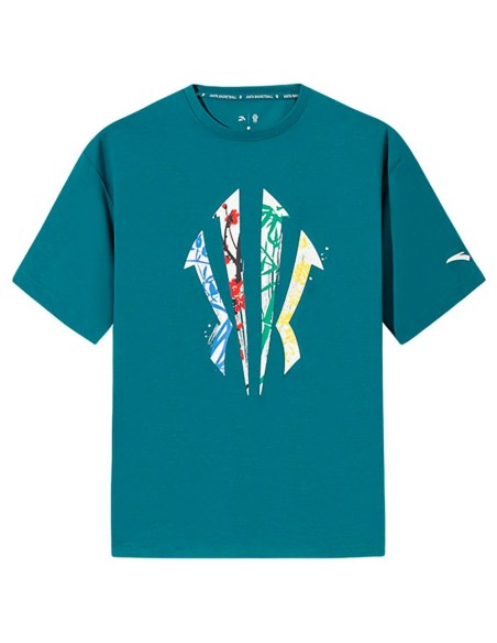 Buy T-Shirt Anta KAI Turquoise | 24Segons