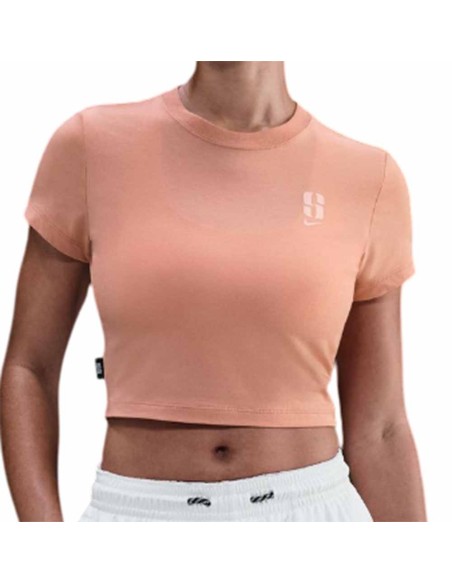 Acheter Woman Sabrina Cropped Rose Gold T-shirt | 24Segons