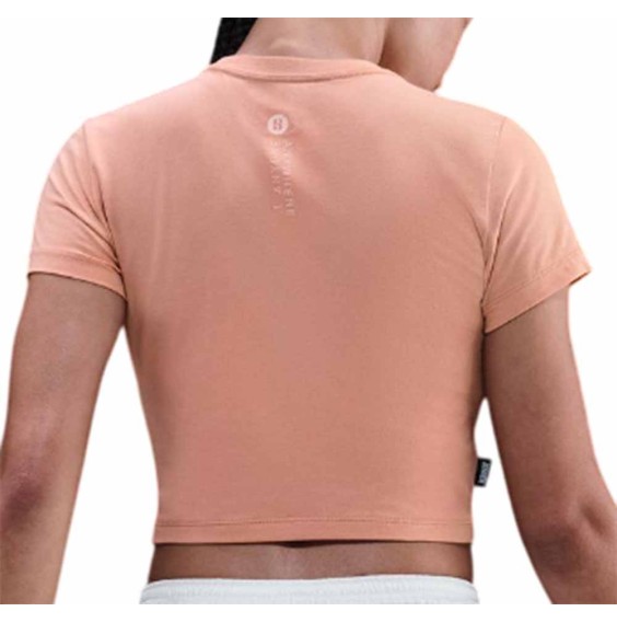 Buy Woman Sabrina Cropped Rose Gold T-shirt | 24Segons