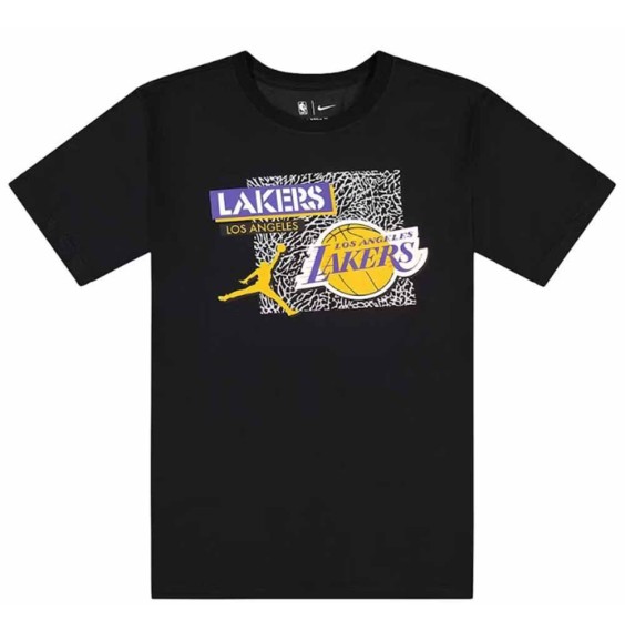 Acquista la T-Shirt Junior Jordan Los Angeles Lakers Logo Statement Black | 24Segons