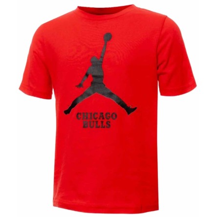 Buy Jordan Chicago Bulls Essential Jumpman Red Junior T-Shirt | 24Segons