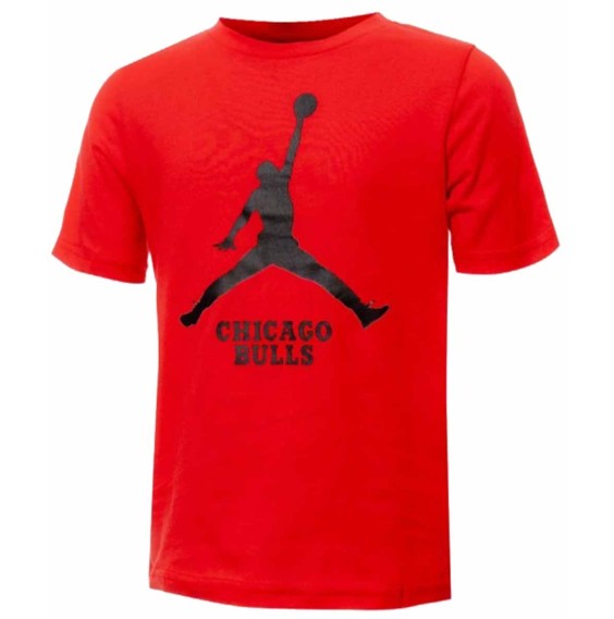 Buy Jordan Chicago Bulls Essential Jumpman Red Junior T-Shirt | 24Segons