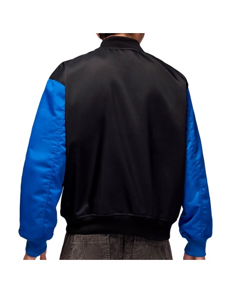Buy Jacket Jordan Brooklyn University Black Sport Blue | 24Segons
