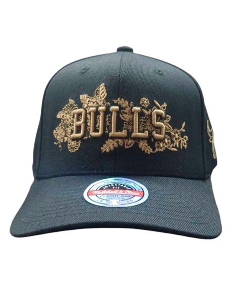 Acheter Chicago Bulls Strapback Gold Gold Black Cap | 24Segons