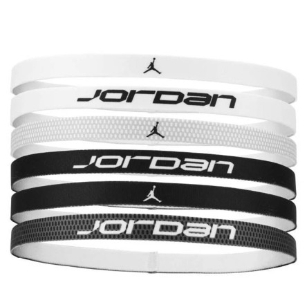 Acquista le fasce per capelli Jordan Sport 6PK Bianco Nero | 24Segons