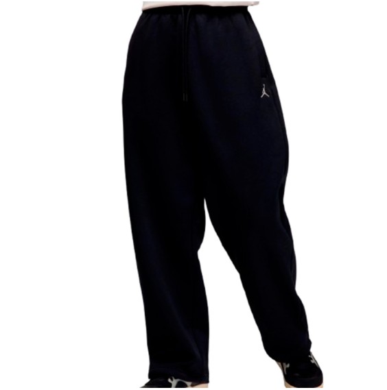 Buy Trousers Jordan Brooklyn Fleece Oversized Black | 24Segons