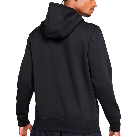Acquistare Nike Club Fleece Full Zip Hoodie Black | 24Segons