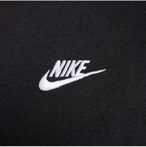 Buy Nike Club Fleece Full Zip Hoodie Black | 24Segons