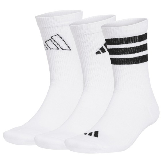 Acheter adidas Performance Logo Socks White White Black 3Pk | 24Segons