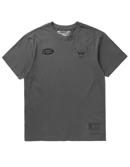 Acquista la T-shirt nera con foto retrò di Dennis Rodman Bulls 24Segons