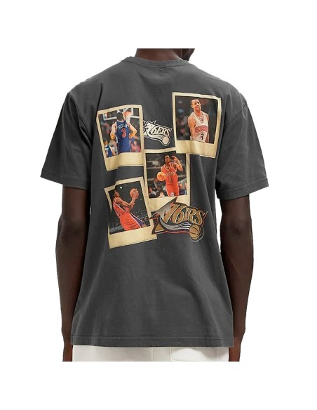Comprar Samarreta Allen Iverson 76ers Retro Photos Black | 24Segons