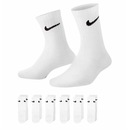 Buy Junior Socks Nike Dri-FIT Performance Black Pk.6|24Segons