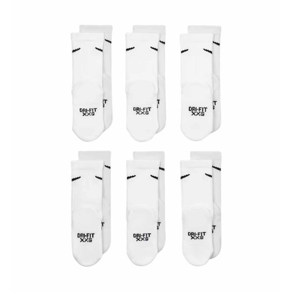Comprar Mitjons Junior Nike Dri-FIT Performance White Pk.6 | 24Segons