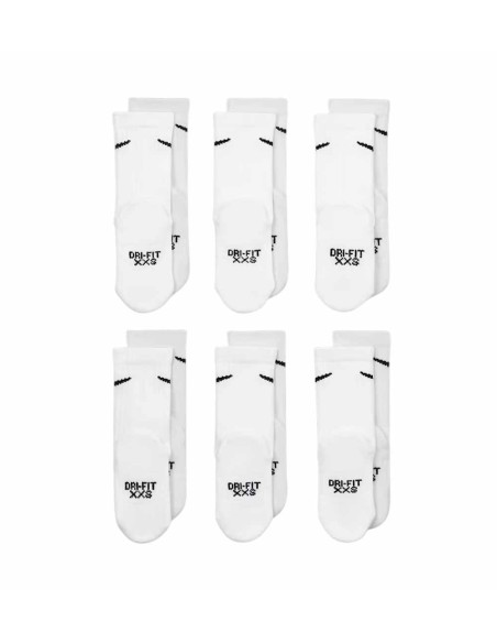 Comprar Mitjons Junior Nike Dri-FIT Performance White Pk.6 | 24Segons
