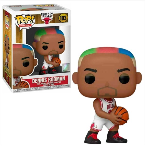 Acheter la figurine Funko Dennis Rodman Chicago Bulls 9 cm 24Segons