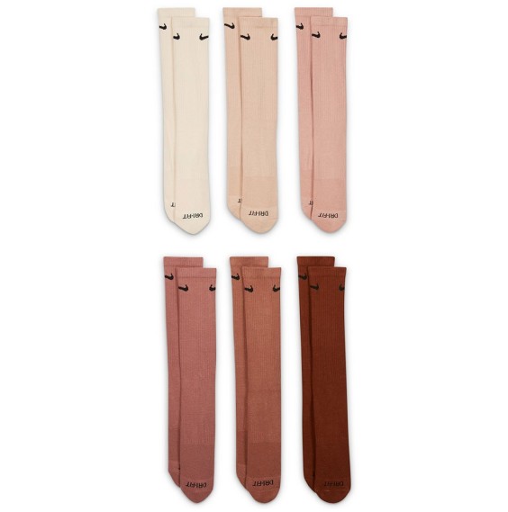 Acquista Nike Calzini da allenamento ammortizzati Multi Brown 6PK|24Segons