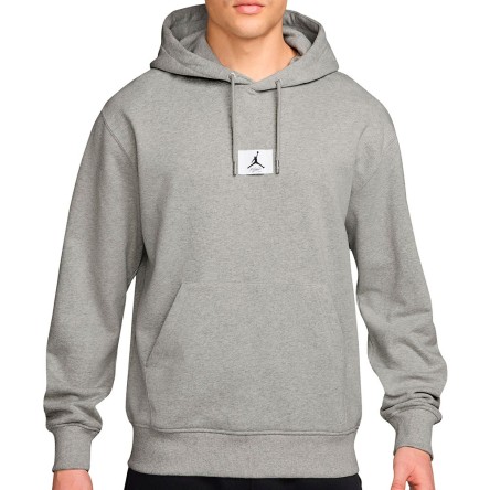 Acquista la felpa Jordan Flight Fleece Pullover Grey Heather | 24Segons