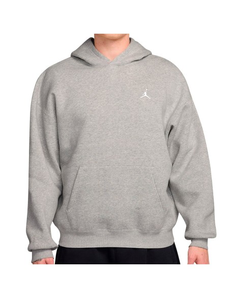 Comprar Dessuadora Jordan Brooklyn Fleece Oversize Grey Heather | 24Segons