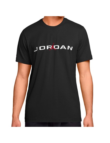 Acquista Jordan Air SS Crew Black T-shirt 24Segons