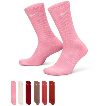 Comprar Mitjons Nike Everyday Plus Cushioned Training Crew Pink Tones 6PK|24Segons