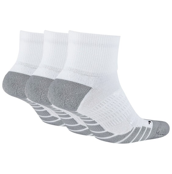 Acheter des chaussettes Nike Everyday Max Quarter White 3Pk | 24Segons