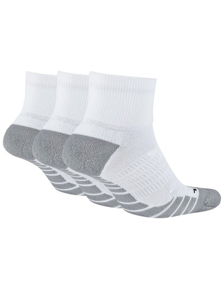 Buy Socks Nike Everyday Max Quarter White 3Pk | 24Segons