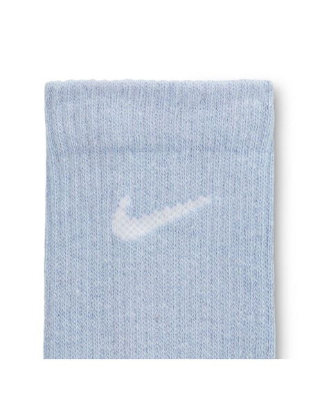 Buy Nike Everyday Plus Cushioned Crew Blue Brown Socks 3pk|24Segons