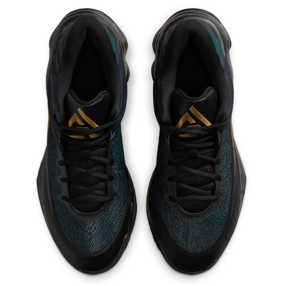Buy Giannis Immortality 4 Black Metallic Gold Shoes | 24Segons