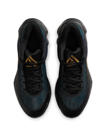 Buy Giannis Immortality 4 Black Metallic Gold Shoes | 24Segons