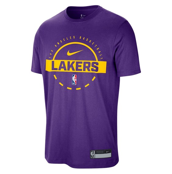 Acquista la maglietta Los Angeles Lakers Authentic Field Purple 24Segons