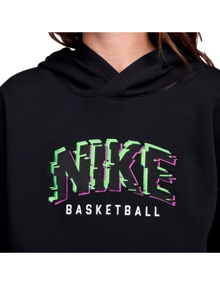 Comprar Sudadera Junior Nike C.O.B Glitch Black | 24Segons