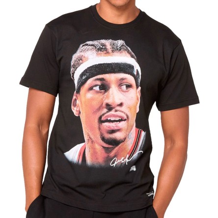 Comprar Camiseta Allen Iverson Big Face Black | 24Segons