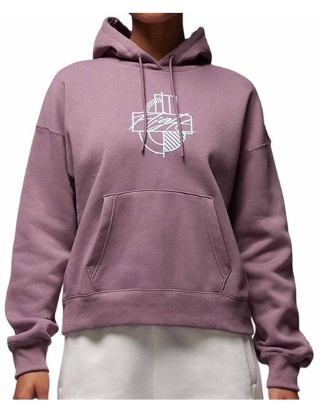 Comprar Sudadera Mujer Jordan Brooklyn Graphic Sky J Mauve | 24Segons