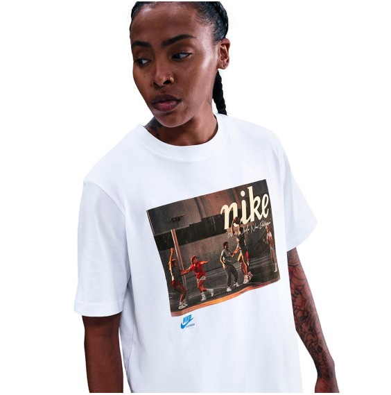 Acquista la T-shirt da donna Nike Photo White | 24Segons