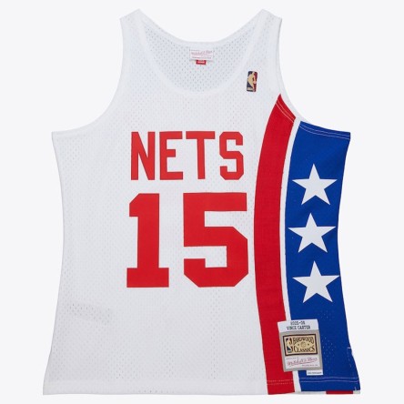 Comprar Vince Carter Nets 05-06 White Retro Swingman | 24Segons