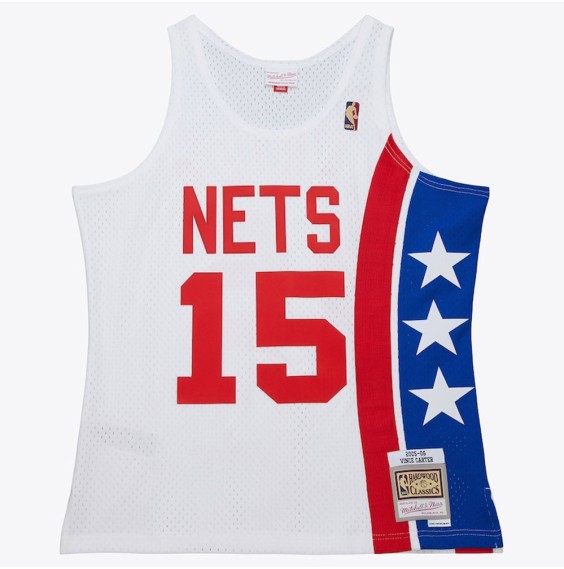 Acheter Vince Carter Nets 05-06 White Retro Swingman €1.99 24Segons