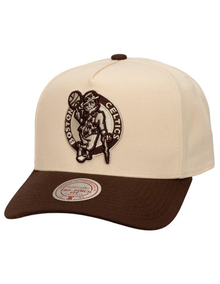 Acheter Casquette 2 tons Celtics Fashion Basic Cream Brown | 24Segons
